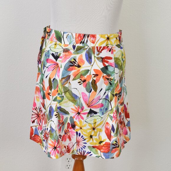 RipSkirt Hawaii Wrap Skirt Wildflower Watercolor - L - Picture 4 of 8
